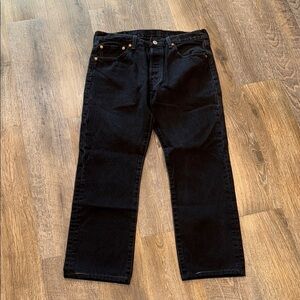 Levi's Men's Straight Jeans - Deep Black